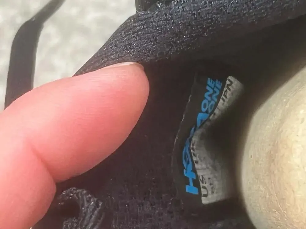 HOKA Bondi 9 Black White Running Shoes